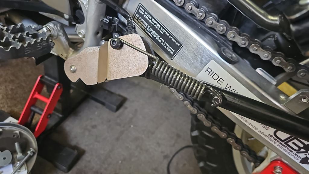 Honda XR650L Side Stand Lowering Link Adaptor - Image 3