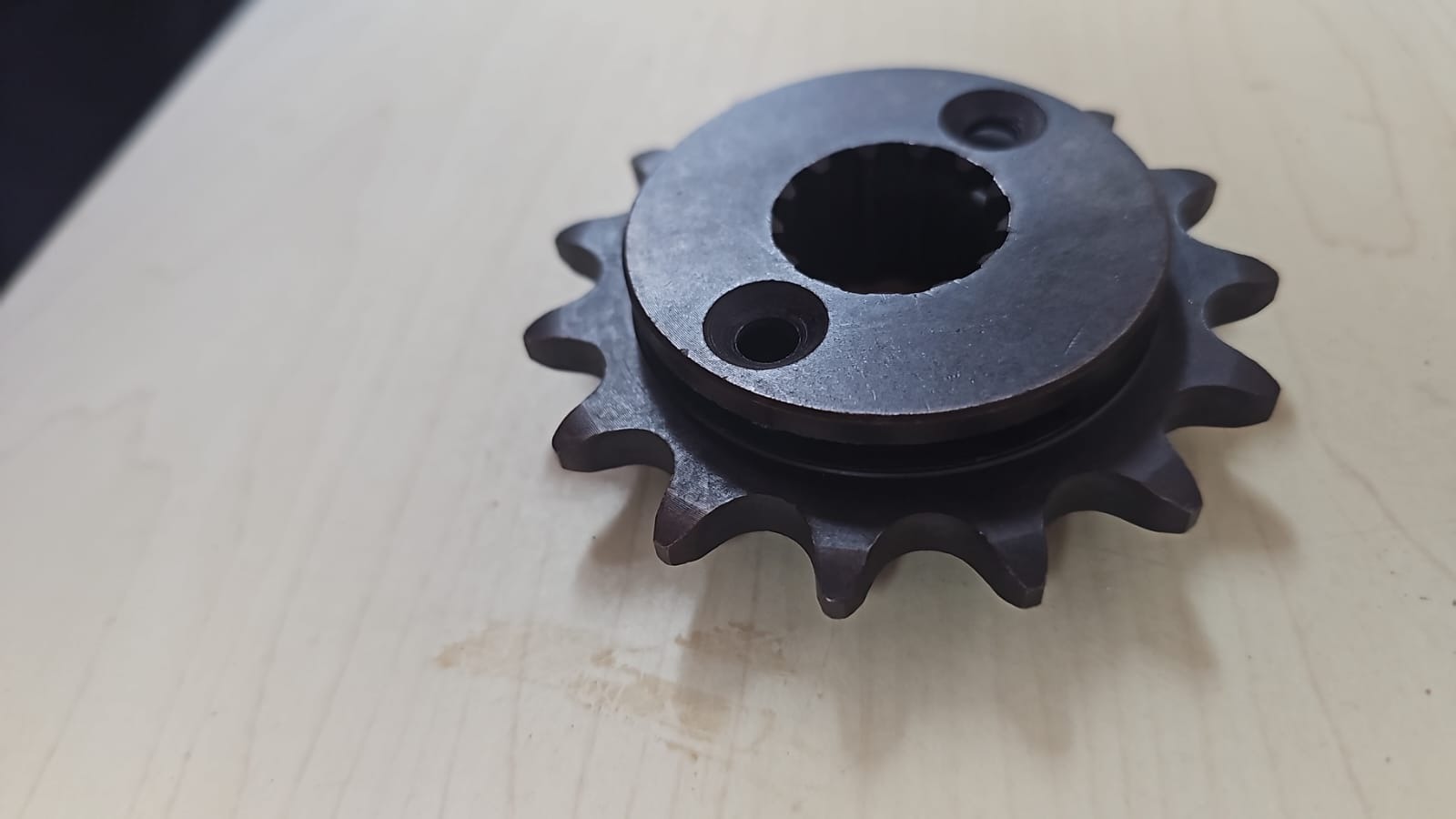 Honda XR650L double extra wide front sprocket - Fatboy 21.3mm wide
