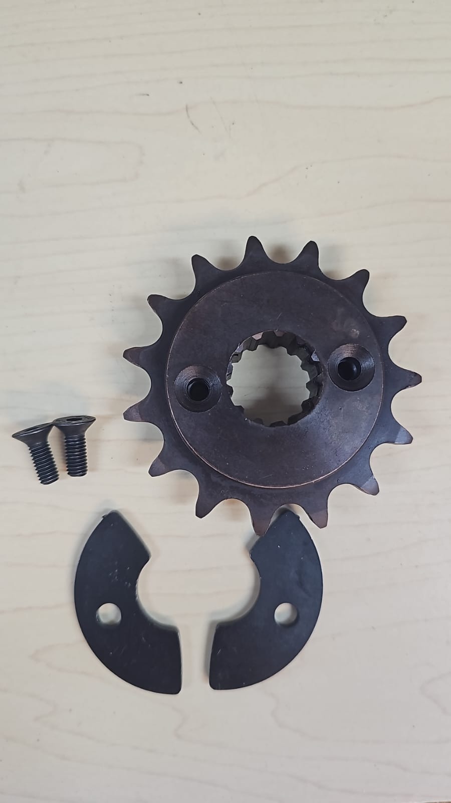 Honda XR650L double extra wide front sprocket - Fatboy 21.3mm wide - Image 4